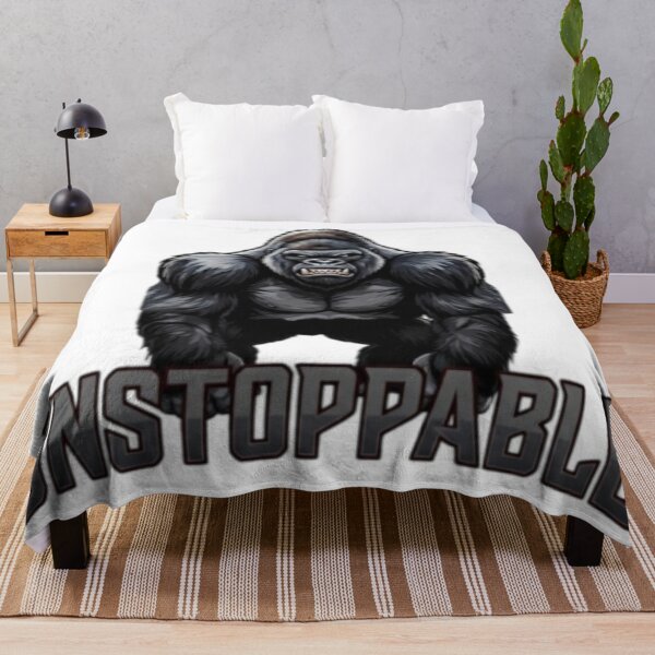 Item preview, Unstoppable Gorilla Typography Tee designed and sold by TripleVertex-1.