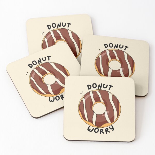 Item preview, DONUT WORRY Sticker designed and sold by nova-exe.