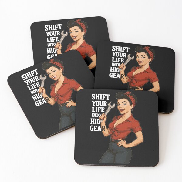 Item preview, Pin-up Girl Car Mechanic: Shift Your Life designed and sold by Pineapple-Tree.