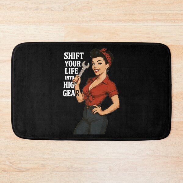 Item preview, Pin-up Girl Car Mechanic: Shift Your Life designed and sold by Pineapple-Tree.
