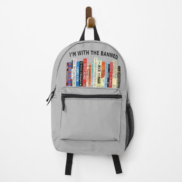 Item preview, I'm With The Banned Books designed and sold by TabbyCatXIII.