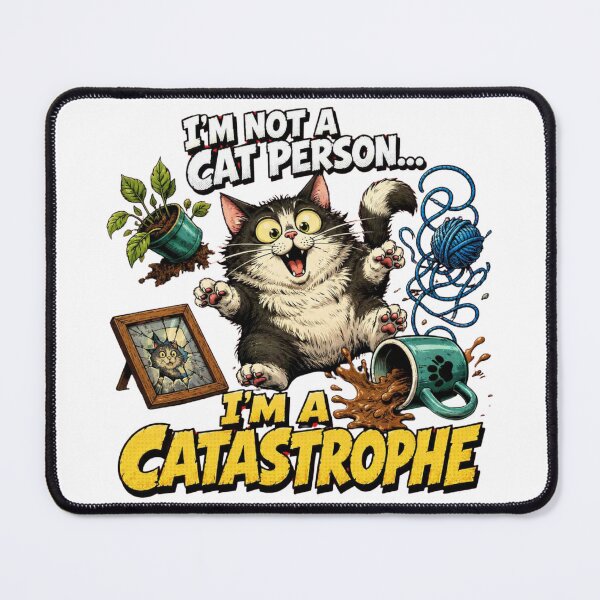 Item preview, Fluffy Chaos Cat Comic Design designed and sold by Nano-Threads.