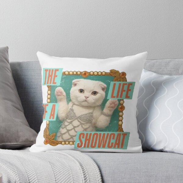 Item preview, The Life of a Show cat – Vintage Cat with Sunglasses and Feather Crown designed and sold by Gbriel3.