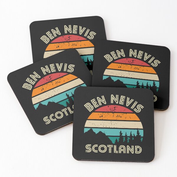 Item preview, Ben Nevis Scotland Retro Vintage Sunset designed and sold by ForzaDesigns.