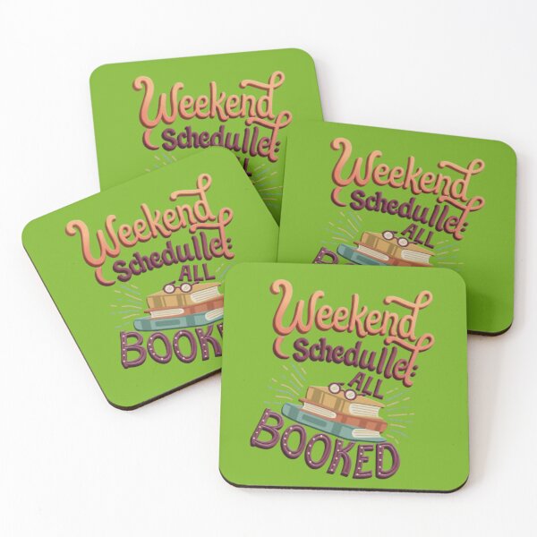 Item preview, Weekend Schedule: All Booked Cute Reading Typography designed and sold by My-Hoodies.