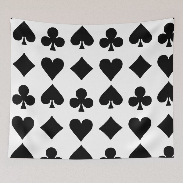 Item preview, Royal Flush Poker Vintage: Ace of Spades Casino Silhouette and All In Gambling Quotes Poster designed and sold by benja-08.