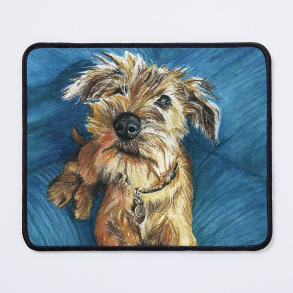 Item preview, Ruby the Irish Terrier designed and sold by LymphomaLass.