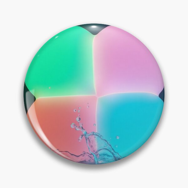 Item preview, Neon Abstract Geometric Art with Water Splash. designed and sold by fbtrisha.