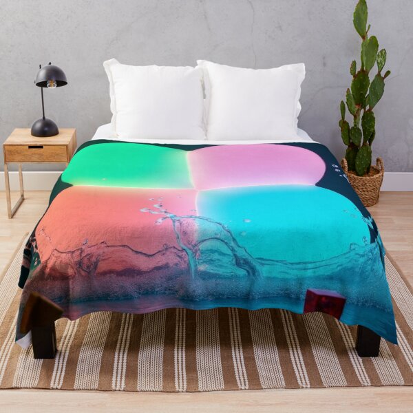 Item preview, Neon Abstract Geometric Art with Water Splash. designed and sold by fbtrisha.