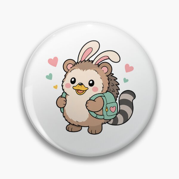 Item preview, Kawaii Animal Hybrid Backpack Chibi Fantasy Hearts designed and sold by chattsuede.
