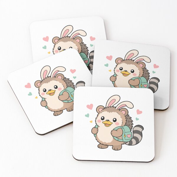 Item preview, Kawaii Animal Hybrid Backpack Chibi Fantasy Hearts designed and sold by chattsuede.
