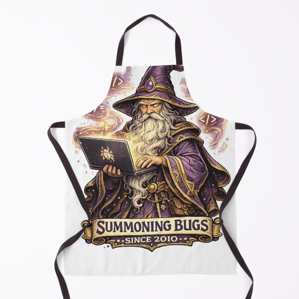 Item preview, Summoning Bugs Since 2010 Wizard Programmer – Funny Coding Developer Gift designed and sold by SanaCreation13.