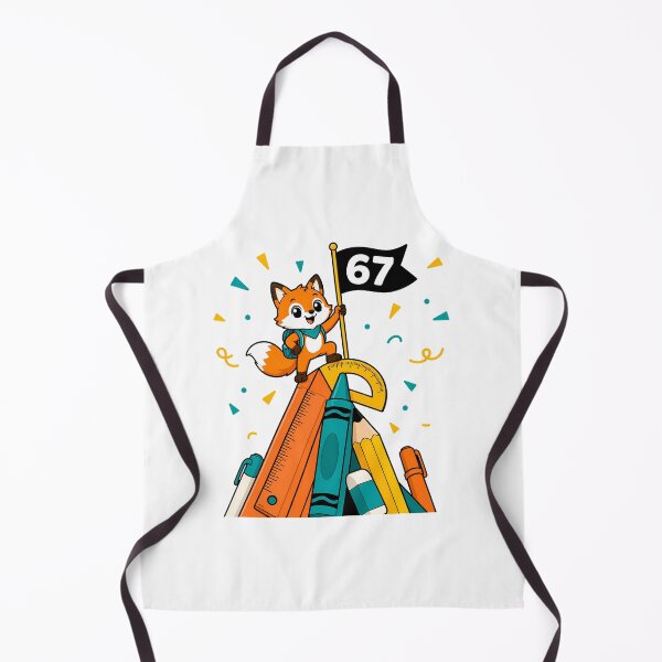Item preview, 67 Days of School Fox Kawaii School Celebration designed and sold by chattsuede.