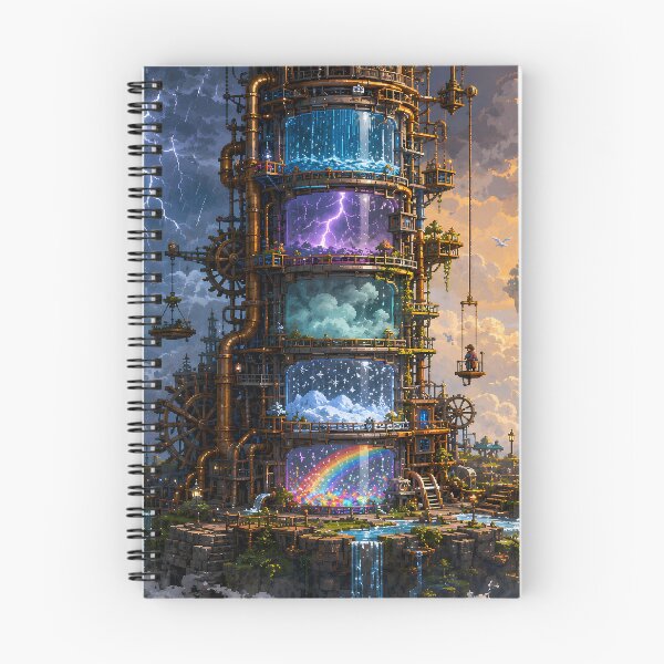 Item preview, Weather Tower Between Storm and Sunshine designed and sold by pixelpopplanet.