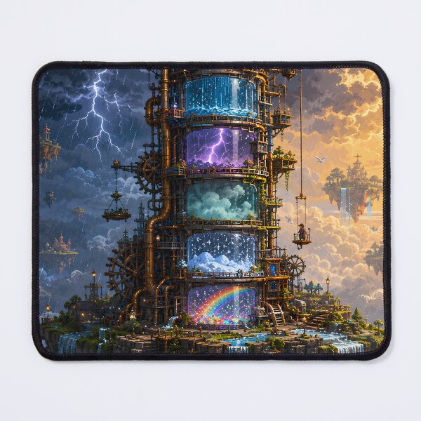 Item preview, Weather Tower Between Storm and Sunshine designed and sold by pixelpopplanet.