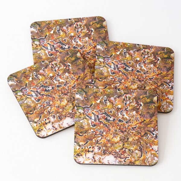 Item preview, Fiery Earth Textures: Abstract Nature Art designed and sold by Davekyoart.