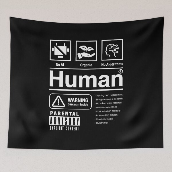 Item preview, Human warning sign designed and sold by therocketman.