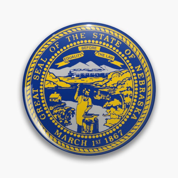 Item preview, Vintage Nebraska Flag - Distressed Retro Style designed and sold by youngVl.