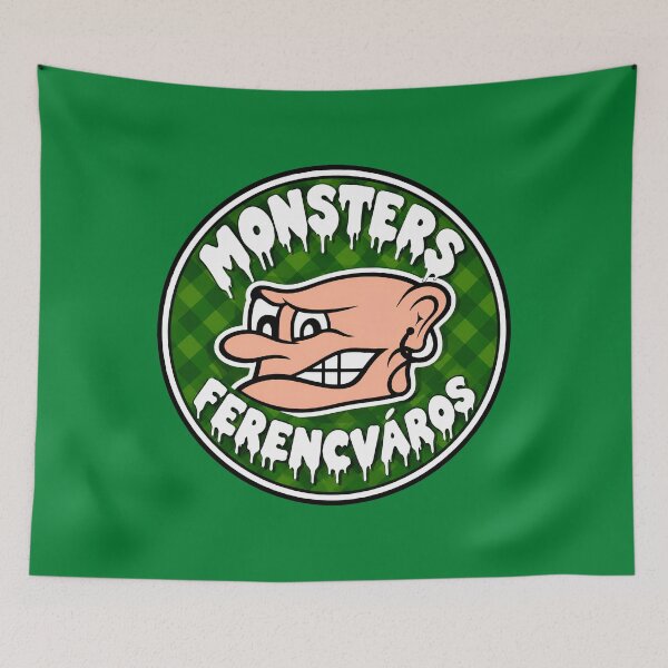 Item preview, Green Monsters From Ferenc designed and sold by canvasriddle.