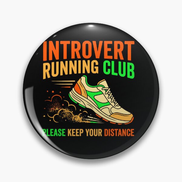 Item preview, Introvert Running Club Please Keep Distance Funny Runner Gift designed and sold by ShetuAhsan.