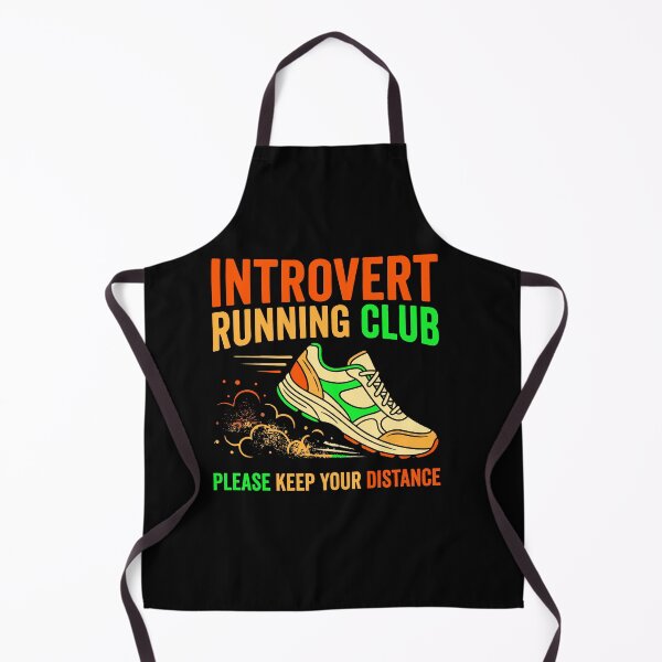 Item preview, Introvert Running Club Please Keep Distance Funny Runner Gift designed and sold by ShetuAhsan.