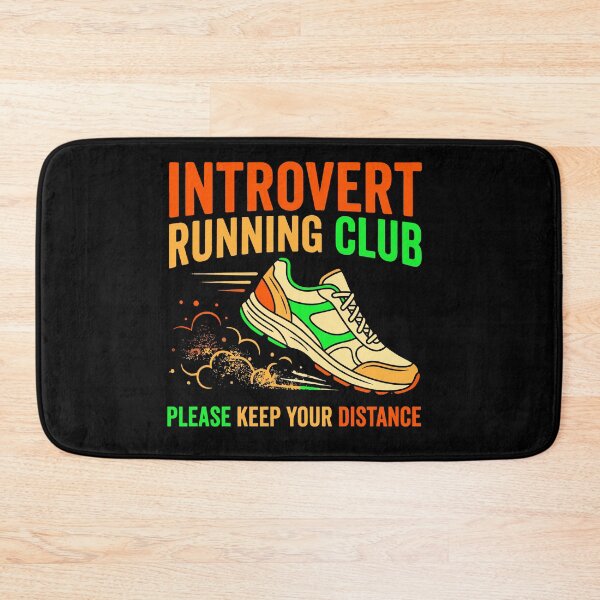 Item preview, Introvert Running Club Please Keep Distance Funny Runner Gift designed and sold by ShetuAhsan.