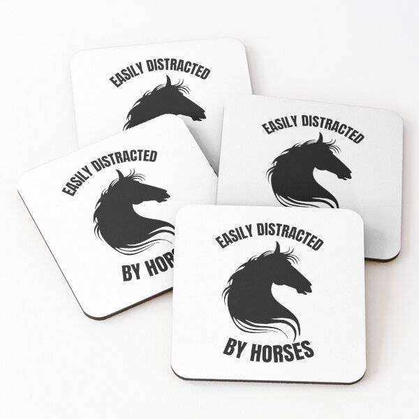 Item preview, Easily Distracted By Horses designed and sold by CarefulCreation.