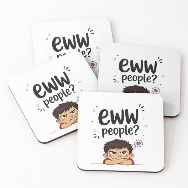 Item preview, Eww People Cute Introvert Humor designed and sold by SurrealSproutz.