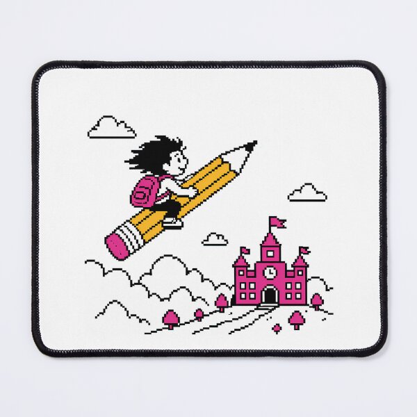Item preview, Flying Pencil Back To School Pixel Art Student designed and sold by chattsuede.