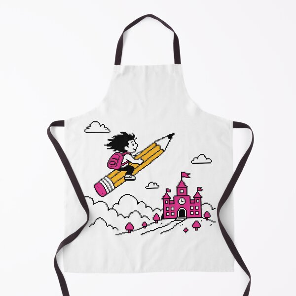 Item preview, Flying Pencil Back To School Pixel Art Student designed and sold by chattsuede.
