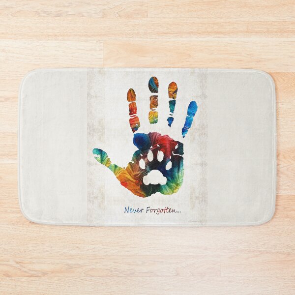 Item preview, Never Forgotten Cat Memorial The Rainbow Bridge Art Cats Gift designed and sold by Sharon Cummings Art.