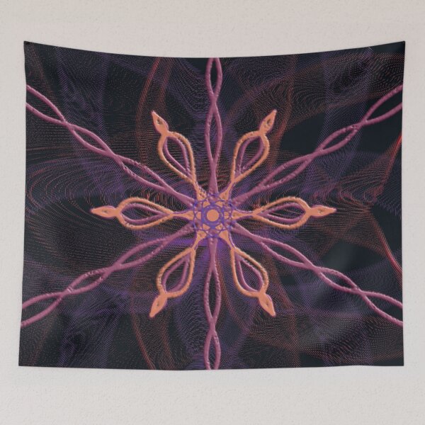 Item preview, Radial Symmetry Flower Design  designed and sold by EsmArtUniverse.