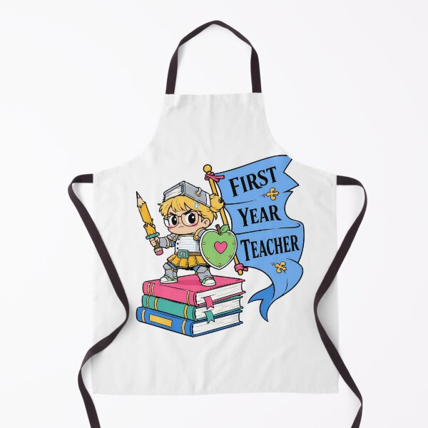 Item preview, First Year Teacher Knight Cute Chibi Back to School designed and sold by chattsuede.