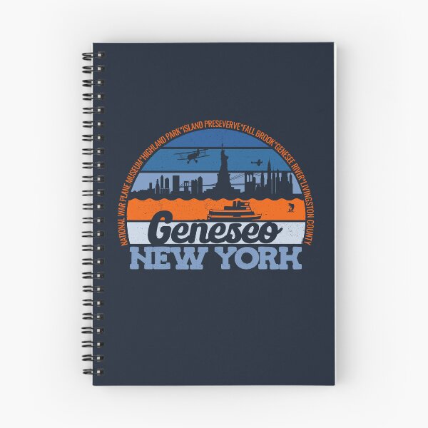 Item preview, Geneseo New York Sunset Retro Vintage Local Pride Logo designed and sold by CRHPOD20.