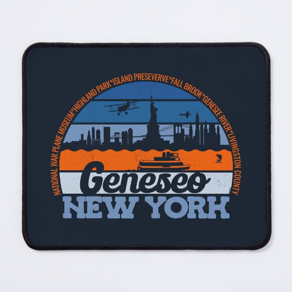 Item preview, Geneseo New York Sunset Retro Vintage Local Pride Logo designed and sold by CRHPOD20.
