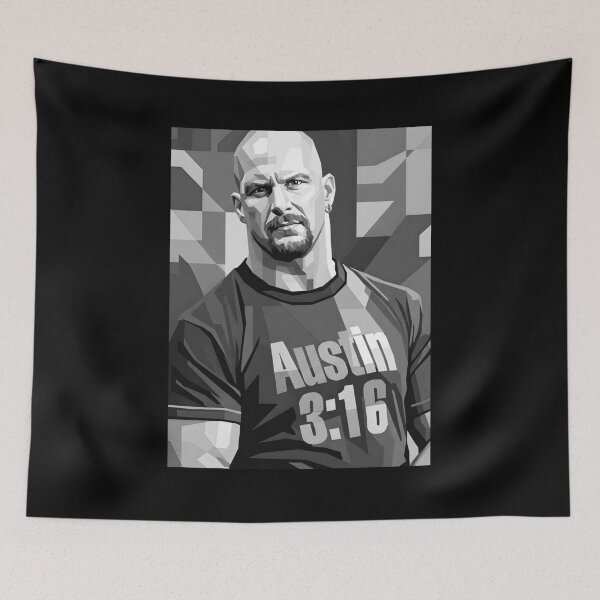 Item preview, Stone cold Steve Austin Grayscale  designed and sold by Japanese art.