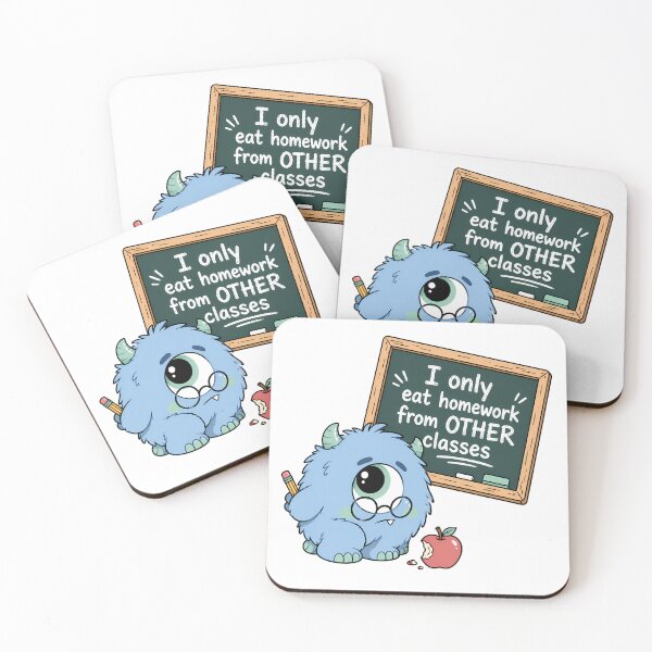 Item preview, Homework Eating Monster Funny Teacher Back to School designed and sold by chattsuede.