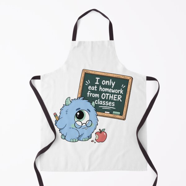 Item preview, Homework Eating Monster Funny Teacher Back to School designed and sold by chattsuede.