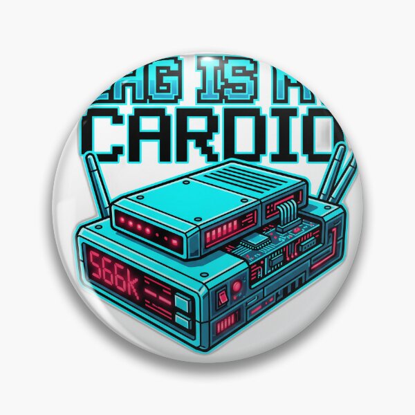 Item preview, Lag Is My Cardio Funny Retro Dial Up Modem designed and sold by ryanguas.