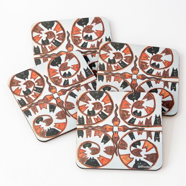 Item preview, Cat Mandala  designed and sold by DancingCreek.