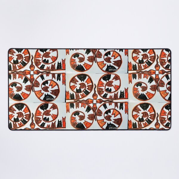 Item preview, Cat Mandala designed and sold by DancingCreek.