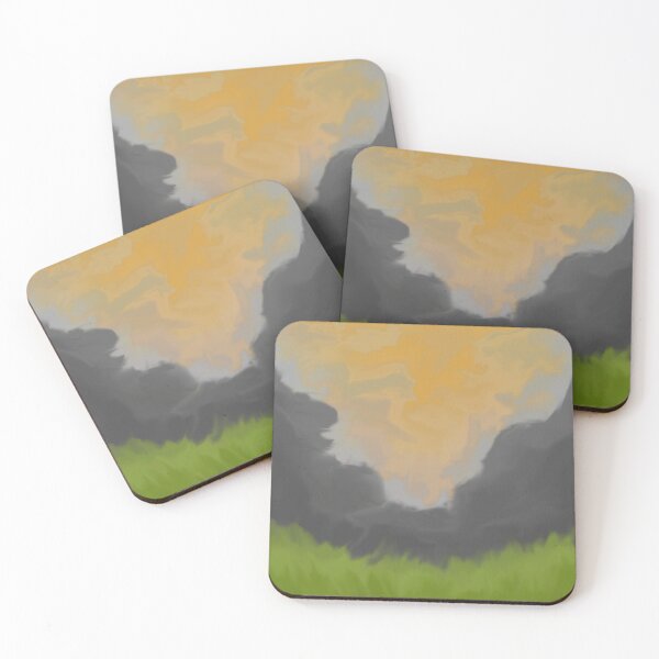 Item preview, Golden Sky Landscape Painting designed and sold by EsmArtUniverse.