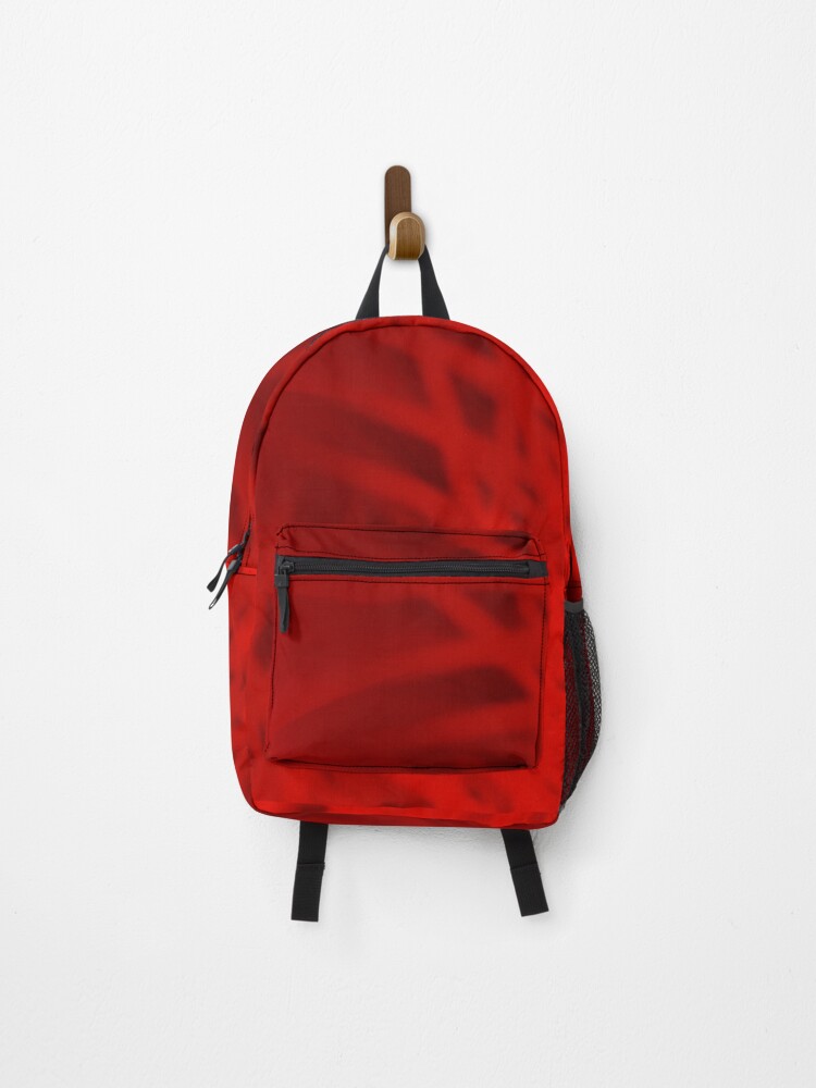 Thumbnail 1 of 3, Backpack, Red Neon Geometric Pattern designed and sold by EsmDesign.