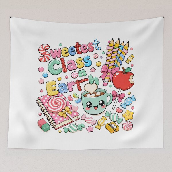 Item preview, Sweetest Class On Earth Kawaii Teacher School Supplies designed and sold by chattsuede.