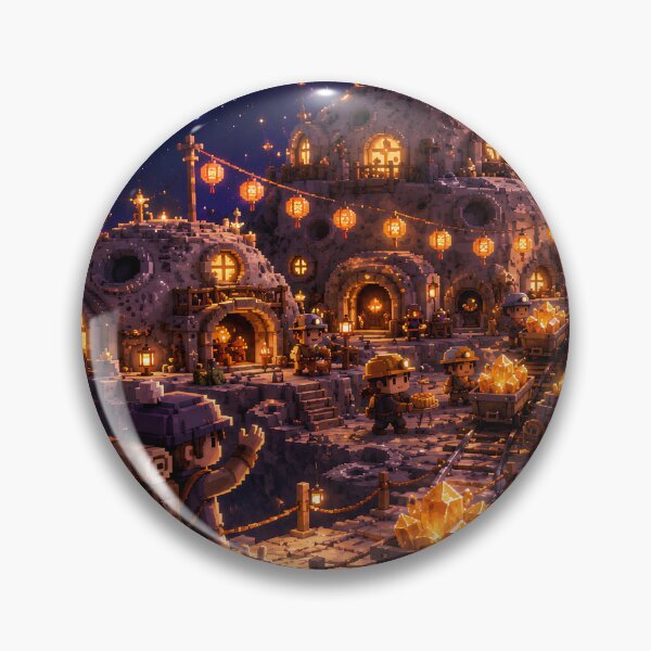 Item preview, Moon Miners of the Clockwork Space Colony designed and sold by pixelpopplanet.