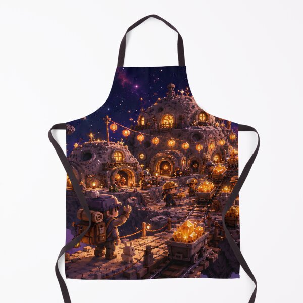 Item preview, Moon Miners of the Clockwork Space Colony designed and sold by pixelpopplanet.