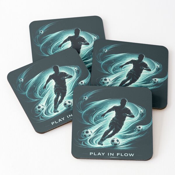 Item preview, Play in Flow – Fluid Football Soccer Motion Art | Premium Athletic Streetwear Graphic designed and sold by warlistop.