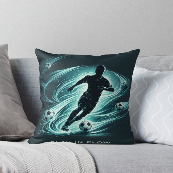 Item preview, Play in Flow – Fluid Football Soccer Motion Art | Premium Athletic Streetwear Graphic designed and sold by warlistop.