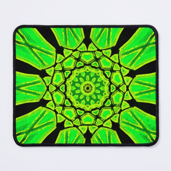 Item preview, Neon Green Kaleidoscope Pattern designed and sold by EsmArtUniverse.