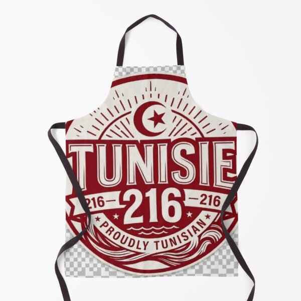 Item preview, Tunisia 216 Proudly Tunisian Vintage Tunisia Pride Retro Badge designed and sold by Salma.Store.